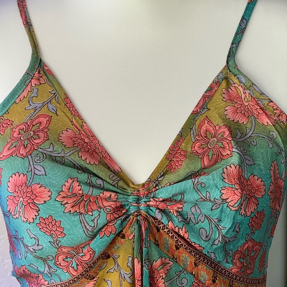 Karma Highway Bohemian Maxi Dress Long Flowy Free -Spirited Summer Floral Size M - Picture 5 of 12